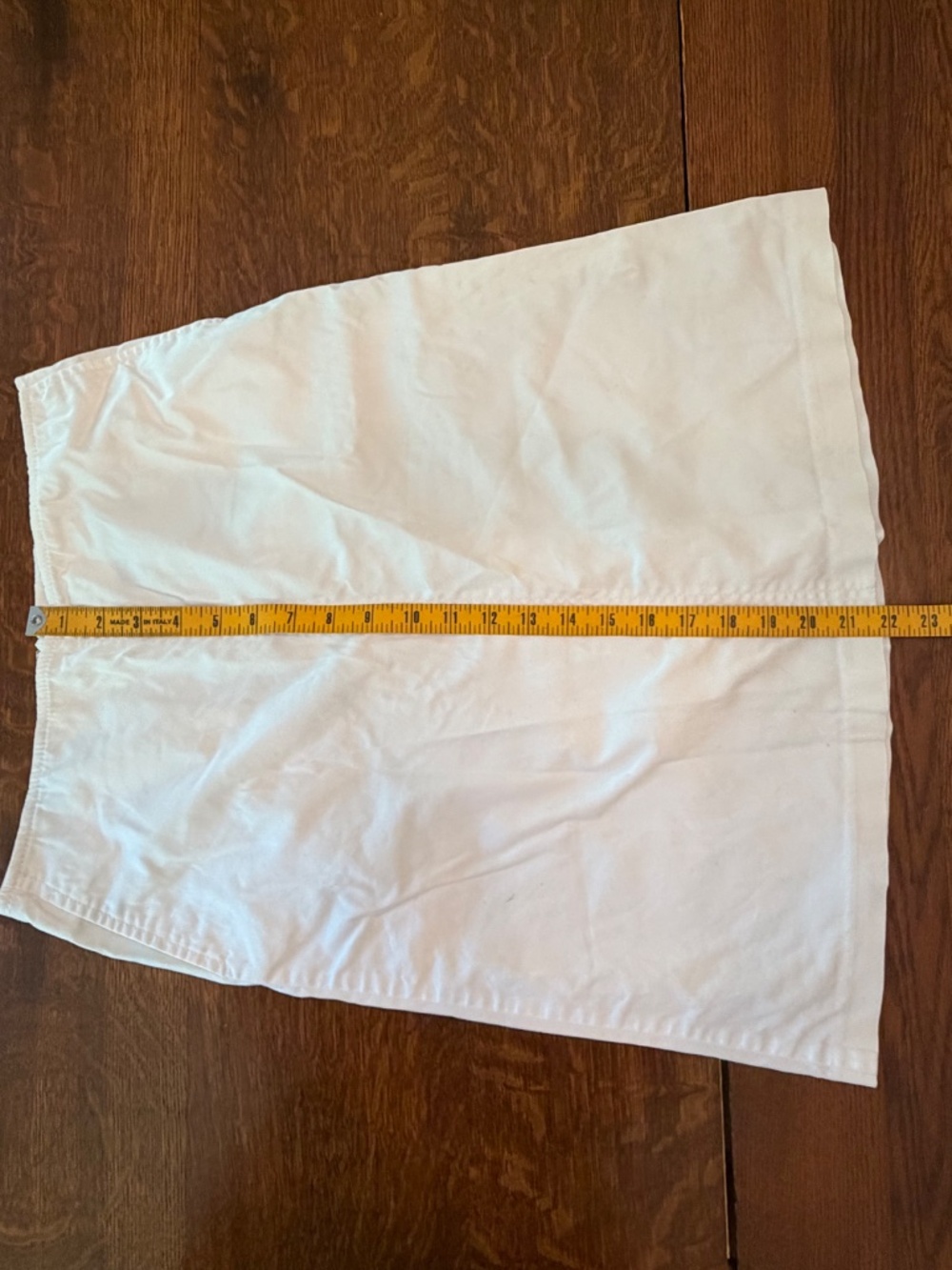 New York & Company Stretch Tech White A-Line Skirt Size 4 - Picture 7 of 10